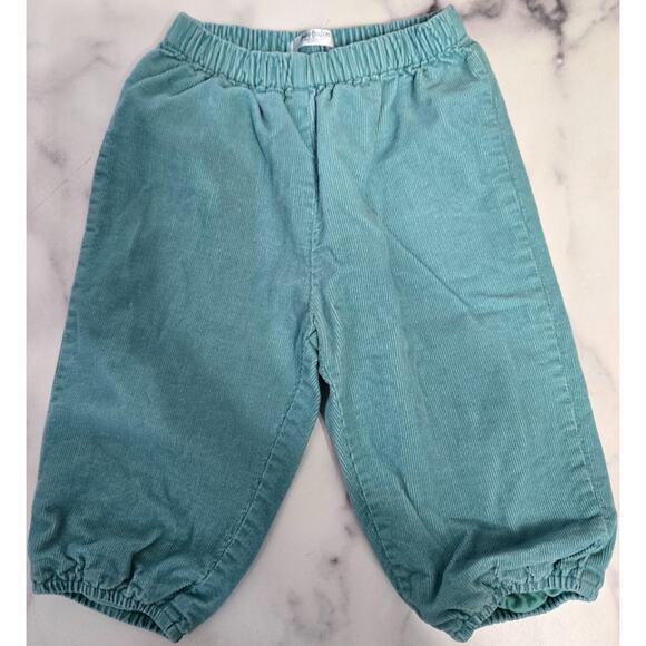 Baby Boden Pants 12-18 Months Blue Corduroy Pull On Elastic Waist Cotton Unisex - Picture 1 of 5